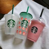 ราคา STARBUCKS Blackpink reuseable cup แก้ว พร้อมหลอด และฝาปิด (22738362330)
