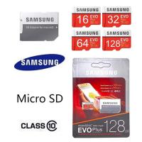 ราคา Samsung Micro SD Cards ซัมซุง Memory card EVO PLUS 16GB/32GB/64GB/128GB Class10 แถม Adapter (10178751052)