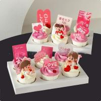 ราคา ตกแต่งเค้กคู่รักโรแมนติก: ตุ๊กตาเด็กผู้ชายและสาวยางนุ่มสําหรับวันวาเลนไทน์ข้อเสนอและเค้กแต่งงาน (56855400357)