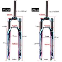 ราคา โช๊คลมจักรยาน ยี่ห้อ Bolany Rainbow 27.5 / 29er Supension Air Vacuum (44806103169)