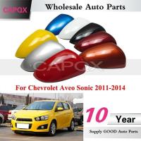 ราคา CAPQX สําหรับ Chevrolet Aveo Sonic 2011-2014 Auto ภายนอกกระจกมองหลังฝาปิดด้านหลังกระจก Shell ด้านข้างกระจก Capauto ชิ้นส่วนตกแต่งรถ (42978308782)