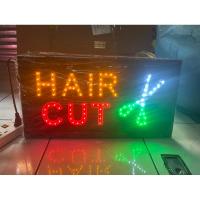 ราคา ป้ายไฟ LED HAIR CUT ป้ายข้อความ อักษร ป้ายไฟ LED ประดับหน้าร้านใช้ไฟ 220V ขนาด 25*48*2cm พร้อมส่งค่ะ (25901108153)