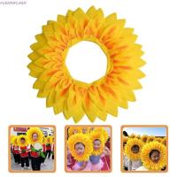 ราคา FUSIONFLASH หมวกดอกทานตะวัน, แต่งตัวหมวกดอกทานตะวันปาร์ตี้สีเหลือง, ที่คาดผมตลกสร้างสรรค์สไตล์ฮู้ดหมวกดอกทานตะวัน Headpiece Dance Performance (56354979185)