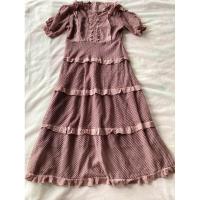 ราคา เดรสยาวสีเปลือกมังคุดป้ายMiss bell (21792542774)