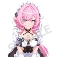 ราคา cyrene elysia ชุดเมด honkai star rail สติ๊กเกอร์ 2 แผ่น ไซรีน ชุดเมด cyrene Maid (42019192368)