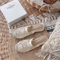 ราคา รองเท้าเปิดส้น Valentino ลูกไม้ (12868305555)