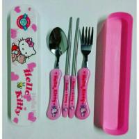 ราคา Hello kitty ตัวอักษรช้อนส้อมตะเกียบ hello kitty ช้อนตัวอักษรชุดแพ็คเกจ (9322231508)