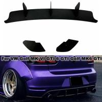 ราคา For Volkswagen VW Golf MK VI GTI 6 GTI Golf MK6 GTI Car Rear Bumper Diffuser Flag Spoiler Splitter (46806196718)