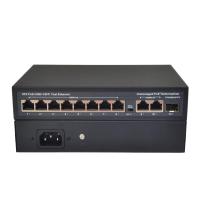 ราคา 8-port 100Mbps+2-port Gigabit+1-port Gigabit SFP POE Switch พร้อมสายไฟ (52405247486)