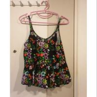 ราคา เสื้อครอปลายดอก แบรนด์ CPS size xs (4443320554)