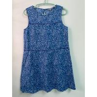 ราคา ชุดกระโปรง สีน้ำเงินลายจุดขาว Uniqlo (8455396860)
