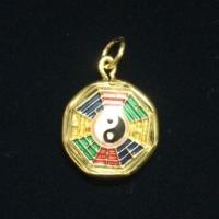 ราคา จี้ยันต์แปดทิศ โป๊ยข่วย เลี่ยมทองไมครอน องค์จิ๋ว (1224063589)