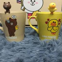ราคา [เหลือแค่บราวน์] แก้วมัค Line Friends ลิขสิทธิ์แท้จากเซเว่น (2386921469)