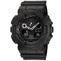 ราคา Casio G-Shock นาฬิกาข้อมือผู้ชาย สายเรซิ่น รุ่น GA-100,GA-100-1A1 - สีดำ (283186771)