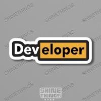 ราคา [Unit sticker] สติ๊กเกอร์ความงาม DEVELOPER || สติ๊กเกอร์แบรนด์ DEVELOPER hypebeast ความงาม (26333584404)