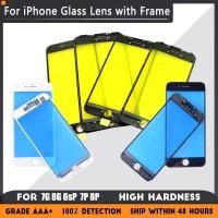 ราคา แผงสัมผัสเปลี่ยนสําหรับ iPhon 7G 6S Plus 7Plus 8G 8Plus ด้านหน้าหน้าจอด้านนอกกระจกเลนส์กรอบ Bezel อะไหล่ซ่อม (53605966958)