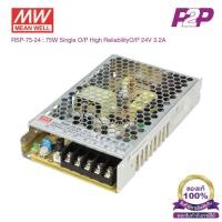 ราคา RSP-75-24 : Switching power supply (PFC Function) 76.8W 24VDC 3.2A - Meanwell - พาวเวอร์ซัพพลาย by pik2pak.com (10621388872)