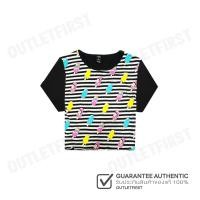 ราคา PAUL FRANK รุ่น WOMEN'S TEE SHIRT CODE: PFGLTSSP6160 เสื้อครอป เสื้อยืดผู้หญิง เสื้อแขนสั้น (43313768829)