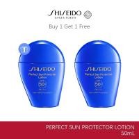 ราคา [ซื้อ 1 แถม 1] SHISEIDO PERFECT SUN PROTECTOR LOTION 50ML (47956549111)