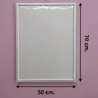 ราคา กรอบรูปสีขาว70x50cm. กรอบรูป70x50cm. สีขาว ทันสมัย กรอบรูปแขวนผนัง กรอบรูปสีพาสเทล กรอบรูปวินเทจ กรอบรูปเกาหลี (54156305866)