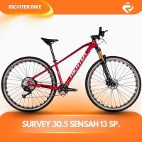 ราคา จักรยานเสือภูเขา วงล้อ 30.5 นิ้ว Richter รุ่น Survey ชุดขับ Senasah 13sp. (11788967589)