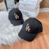 ราคา แท้ MLB Cap หมวกแก๊ปสีดำ โลโก้ทอง LA โลโก้เงิน NY (11736177941)