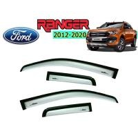 ราคา กันสาด/คิ้วกันสาด ฟอร์ด เรนเจอร์ Ford Ranger ปี 2012-2020 2 ประตู + แคป สีบรอนซ์ (6339725182)