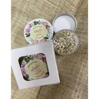 ราคา แป้งร่ำ กลิ่นมะลิ 25 กรัม / น้ำอบไทย / ดินสอพอง แป้งดินสอพอง 100 กรัม (พล) (29930519556)