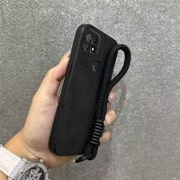 ราคา เคสโทรศัพท์หนัง PU ธรรมดาสําหรับ OPPO A15 A15s OPPOa15 OPPOa15s CPH2185 CPH2179 Matte Suede กรณีป้องกันลายนิ้วมือ SheepSkin ฝาหลังกันกระแทก Hard Funda + สายรัดข้อมือ (47307118958)