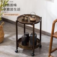 ราคา ชั้นวางชาโซฟาโต๊ะกาแฟโต๊ะข้างขนาดเล็กรอบห้องนั่งเล่นโต๊ะมุมคู่ห้องหมากรุกโต๊ะมือถือครัวเรือนล้อ LTGW (42927181317)