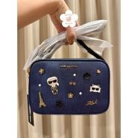 ราคา พร้อมส่ง!! กระเป๋า KARL LAGERFELD ทรง Camera Bag ของแท้ 100% สีเดนิม (43157537790)