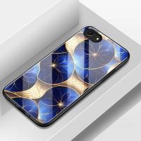 ราคา เคสสำหรับ OPPO A83 2018 A1 2018 เคสโทรศัพท์ดอกไม้สีน้ำเงินซิลิโคนเปลือกแก้ว (43468144324)