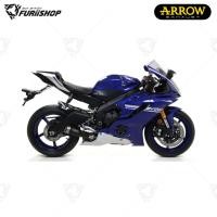 ราคา ท่อสูตร/ท่อแต่ง/ท่อไอเสีย Arrow Slip on MotoGp Black : for Yamaha Yzf R6 2017-2020 All new!! (42508670339)