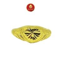 ราคา AGOLDCARE แหวนทองโปร่ง ลายหัวใจ น้ำหนักครึ่งสลึง (1.895 กรัม) ทองคำแท้ 96.5% (11108152312)