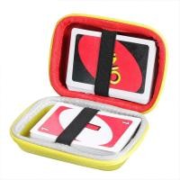 ราคา Anleo Hard Travel Case สําหรับ Mattel UNO Classic Card Game (เฉพาะเคส) (สีเหลือง+แดง) (51203690813)