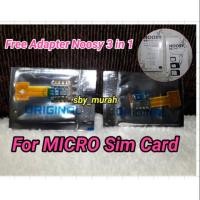 ราคา ตัวแปลงอะแดปเตอร์แบบ Dual Sim Hybrid Micro Free Adapter Noosy (41005811316)