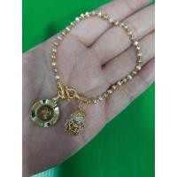 ราคา ข้อมือห้อยจี้กังหันห้อยจี้ถุงทองนพเก้า (9143876910)