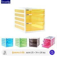 ราคา ORCA ตู้เอกสาร ตู้เก็บเอกสาร 3ชั้น CFB-3 ออร์ก้า โครงขาว โคงดำ โครงเทา ลิ้นชักสีสัน แบบใส (13594122298)