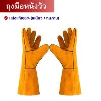 ราคา ถุงมือหนังวัวแท้ สีเหลือง สวมใส่สบาย ถุงมือเชื่อม ถุงมือขี่มอเตอร์ไซต์ ทำสวน งานเชื่อม งานไม้ (29706292227)