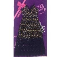 ราคา เดรสลูกไม้สายเดี่ยวสีกรมท่า งานป้าย ป้ายห้อย (1051975103)