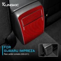 ราคา KUNGKIC สําหรับ Subaru Impreza STI 2009-2011 ด้านหน้าที่เท้าแขนกล่องกลับ Trim คาร์บอนไฟเบอร์ Decal การปรับเปลี่ยนภายในอุปกรณ์เสริมยานยนต์ (52955150613)