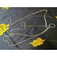 ราคา สร้อยคอลายปล้องอ้อยเหลี่ยม สร้อยสีเงิน สายยาว มือสอง แฟชั่นสตรีสินค้านำเข้าจากประเทศญี่ปุ่น (49956270433)