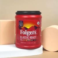 ราคา Folgers Classic Roast Medium กาแฟปริมาณ 320 กรัม กระปุกใหญ่ซื้อครั้งเดียวจบ ดื่มได้นาน 2-3 เดือนเลย (16603950342)