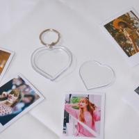 ราคา พร้อมส่ง พวงกุญแจกรอบรูปพลาสติกใส (หัวใจ) (4954065063)