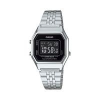 ราคา CASIO Standard รุ่น LA680WA-1BDF สีเงิน จอดำ สายสแตนเลส (305061841)