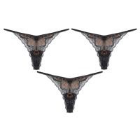 ราคา Annebra กางเกงใน **ยกแพ็ค ถูกกว่า**แพ็ค 3 ตัว ทรงจีสตริง ผ้าลูกไม้ G-String Panty Pack รุ่น AU3-793 สีเทาเข้ม,สีอ๊อฟไวท์ (19689909088)