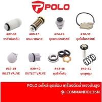 ราคา POLO อะไหล่ชุดซ่อม เครื่องฉีดน้ำแรงดันสูง COMMANDO135N COMMANDO135 ชุดซีล / สวิตซ์ / ลูกสูบ / วาล์ว / แกนบายพาส / โอริง (43361593597)