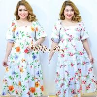 ราคา AiMiss Shop รหัส M19 เดรสลายดอก เสื้อผ้าสาวอวบ ชุดคนอ้วน เดรสสาวอวบ ชุดใส่ออกงาน ใส่เที่ยว (27454188167)