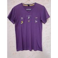 ราคา เสื้อยืดคอVงานปักด้วยมือลายนูน 3 มิติมือสอง (27970744254)
