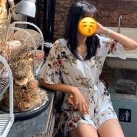ราคา *ส่งต่อ* เดรส ขาสั้น ลายลูกไม้ (6928909128)